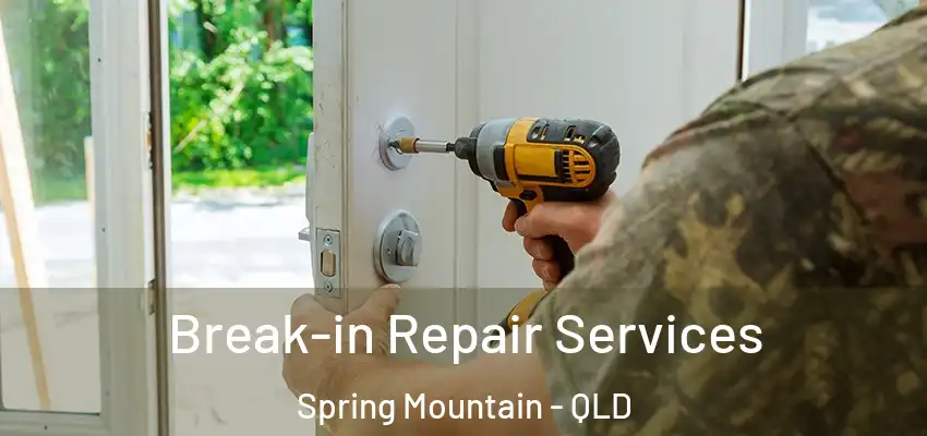 Break-in Repair Services Spring Mountain - QLD