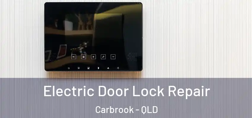Electric Door Lock Repair Carbrook - QLD