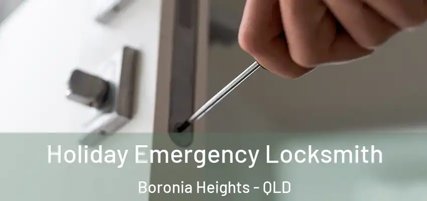  Holiday Emergency Locksmith Boronia Heights - QLD