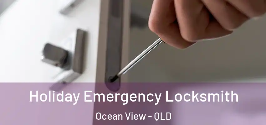 Holiday Emergency Locksmith Ocean View - QLD